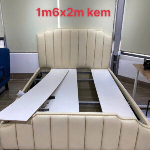 Giường Khung Gỗ MDF Bọc Nệm Cao Cấp 13
