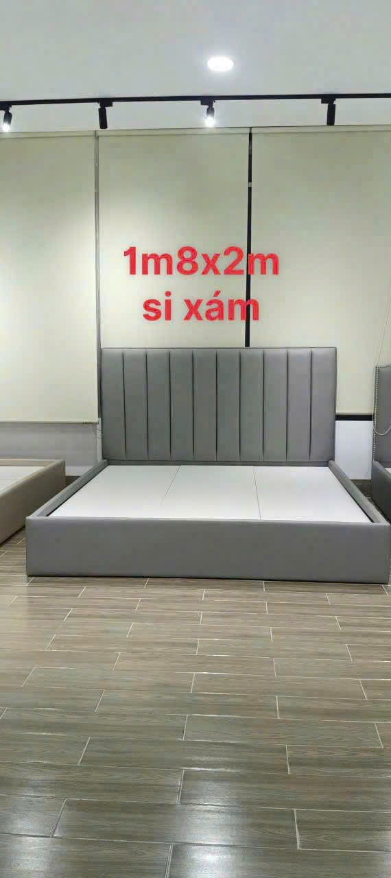 Giường Khung Gỗ MDF Bọc Nệm Cao Cấp 2