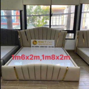 Giường Khung Gỗ MDF Bọc Nệm Cao Cấp 22