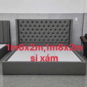 Giường Khung Gỗ MDF Bọc Nệm Cao Cấp 28