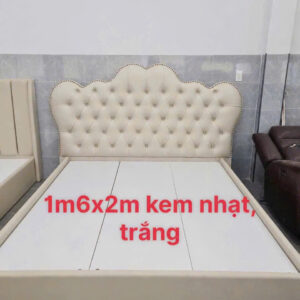 Giường Khung Gỗ MDF Bọc Nệm Cao Cấp 3