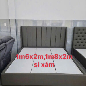 Giường Khung Gỗ MDF Bọc Nệm Cao Cấp 31