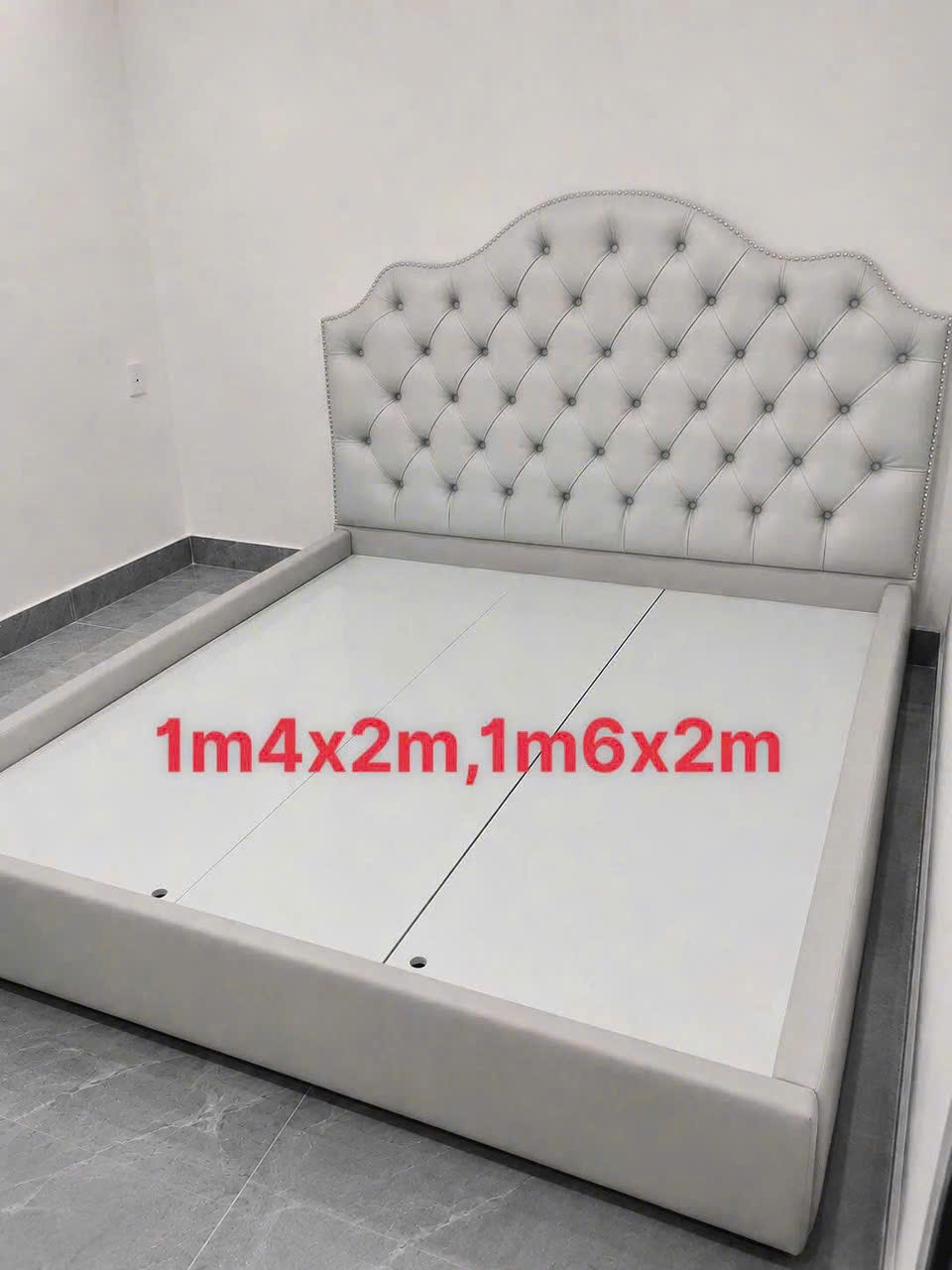Giường Khung Gỗ MDF Bọc Nệm Cao Cấp 33