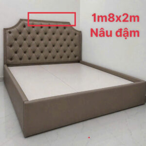 Giường Khung Gỗ MDF Bọc Nệm Cao Cấp 34