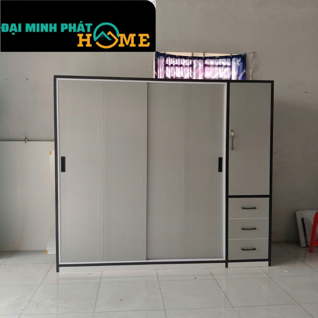 TỦ NHỰA ĐÀI LOAN , TỦ QUẦN ÁO NHỰA ,C1M8 X N,2M05 X R,50 [ Ship + LẮP MIỄN PHÍ NỘI THÀNH HCM] ]