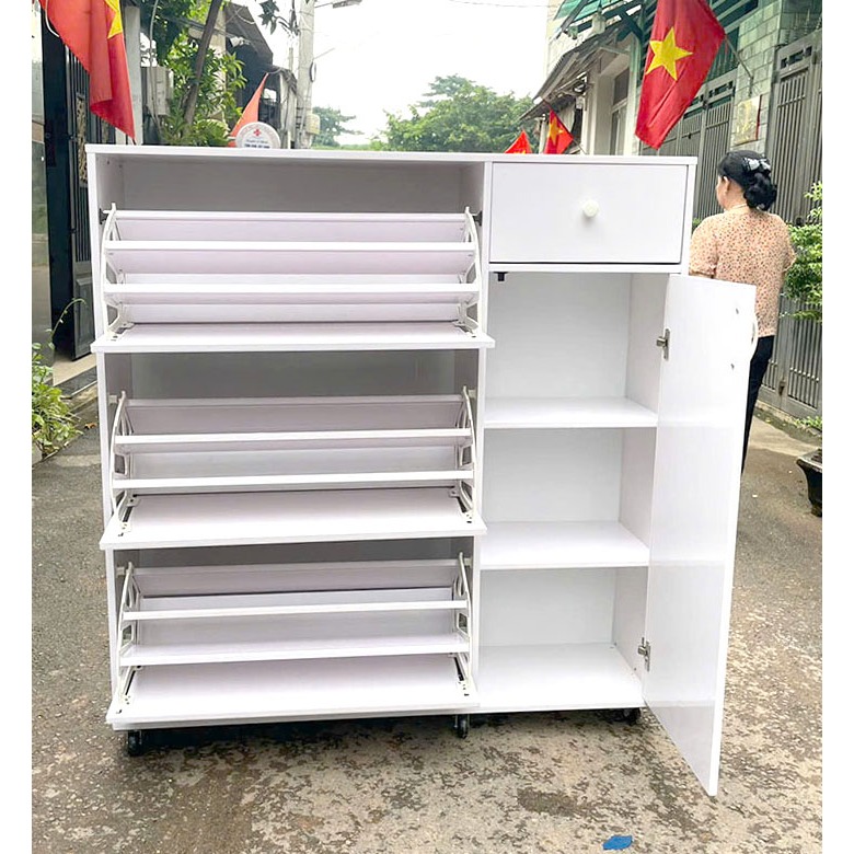 Tủ Giày Thông Minh-Tủ Giày Nhựa [ Hàng Chính Hãng]-Chống Nước Tuyệt Đối