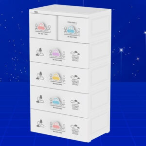 Tủ Mina Baby-L 5 ngăn Nhựa Duy Tân - Tay nắm kiểu mới