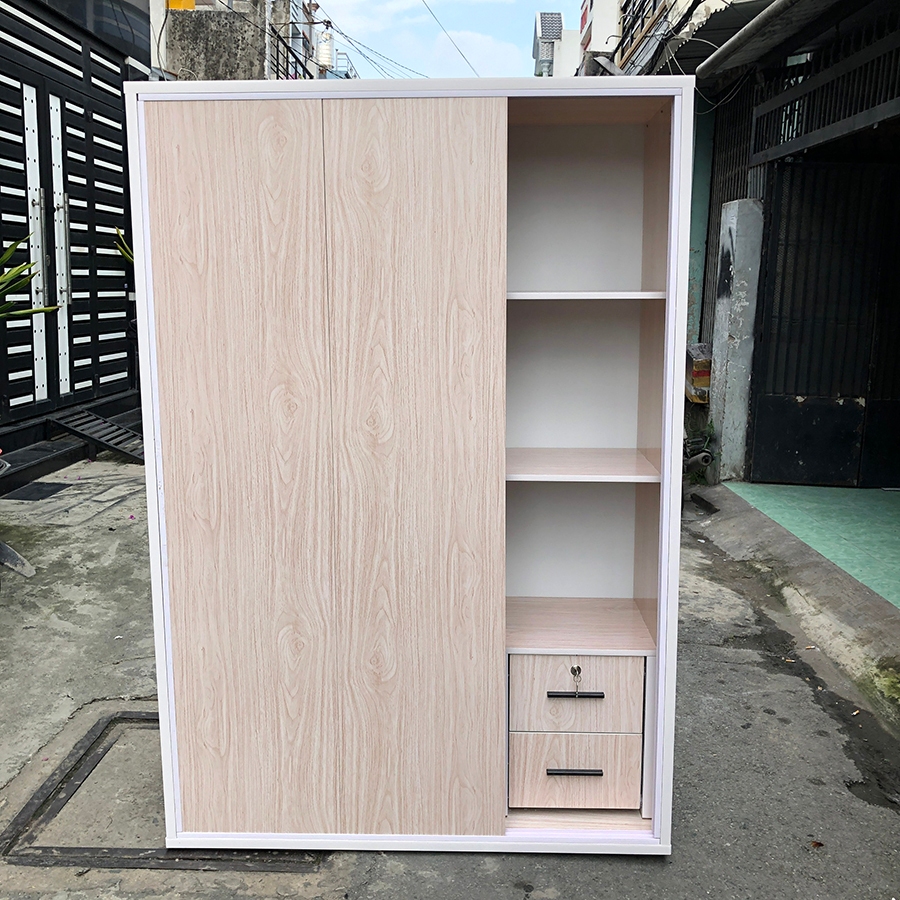 Tủ Quần Áo 3 Cánh lùa-Tủ Nhựa Đài Loan[ Hàng Chính Hãng ]