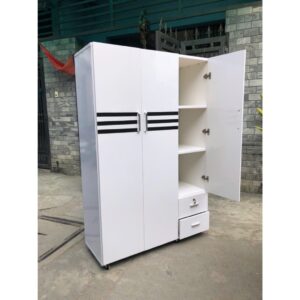 Tủ Quần Áo_Tủ Nhựa Đài Loan 3 Buồng Miễn Phí ship HCM