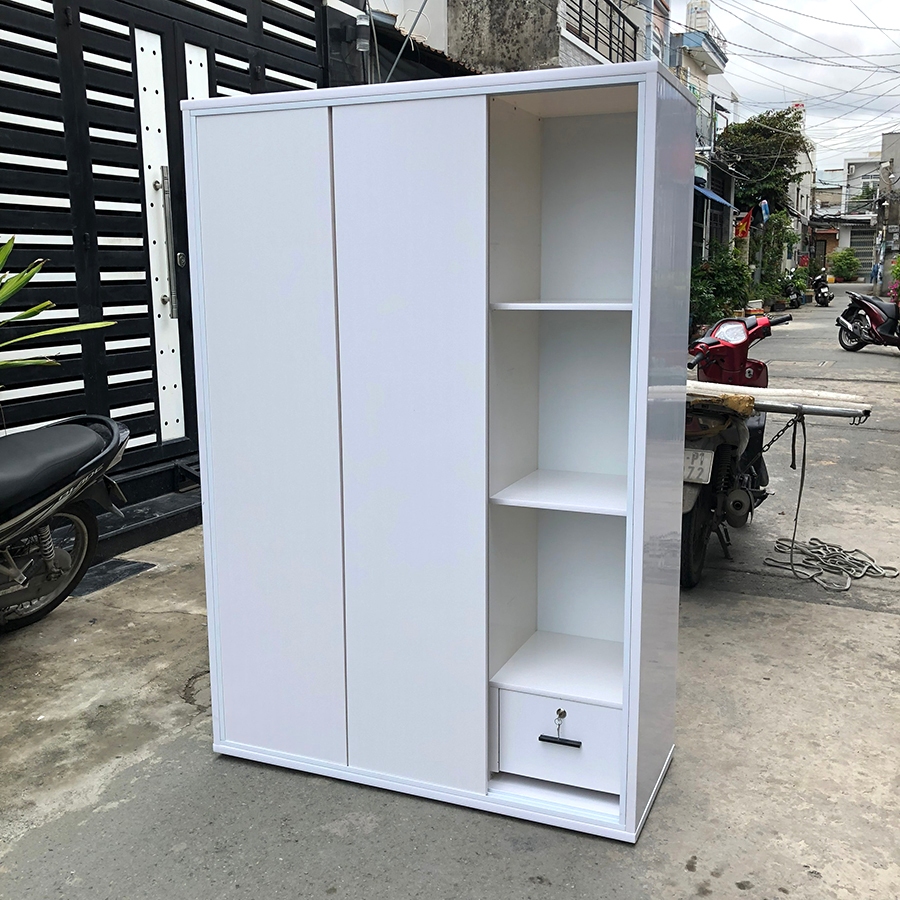 Tủ Quần áo 3 Buồng Nhựa Đài Loan[ Hàng Chính Hãng ] miễn phí ship hcm