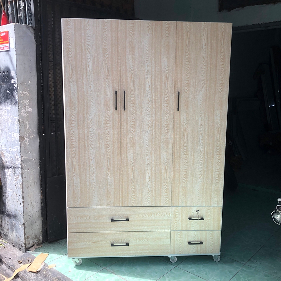 Tủ Quần áo Nhựa Đài Loan Cao 1m85 ngang 1m22 sâu 47[ Hàng Chính Hãng ] miễn phí ship hcm