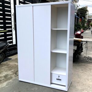 Tủ Quần áo-Tủ Nhựa Đài Loan Cửa Lùa[Hàng Chính Hãng] cao1m82-ngang1m23-sâu50