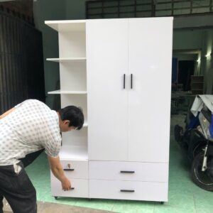 Tủ Quần áo-Tủ Nhựa Đài Loan Kèm Kệ Trang Trí Nhiều Ngăn Kéo[Hàng Chính Hãng]-MIỄN PHÍ giao hàng HCM