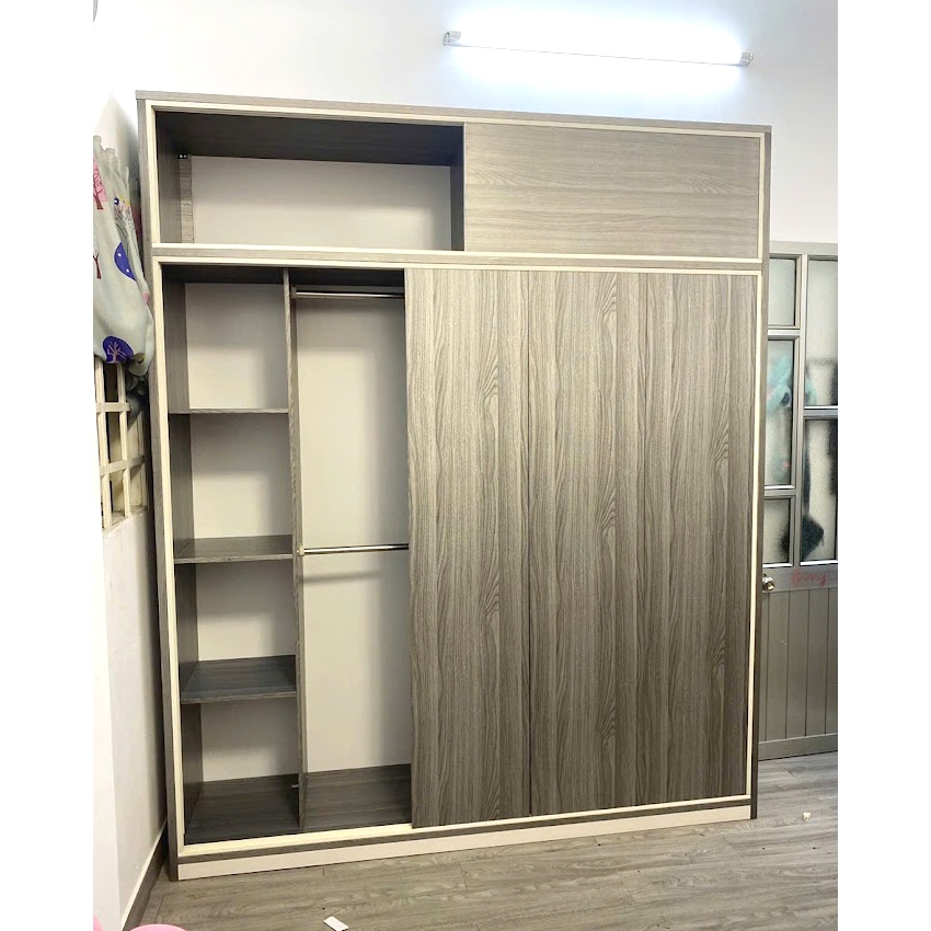 Tủ quần áo cánh lùa cao 2m4 ngang 2m - hàng chính hãng - miễn phí vận chuyển HCM