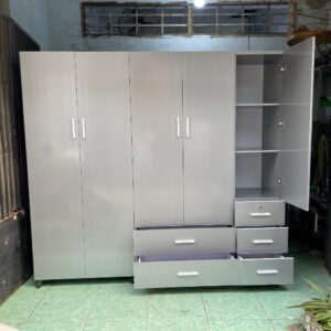Tủ quần áo cánh mở cao 1m8 ngang 2m - nhựa đài loan - hàng chính hãng - miễn phí vận chuyển HCM