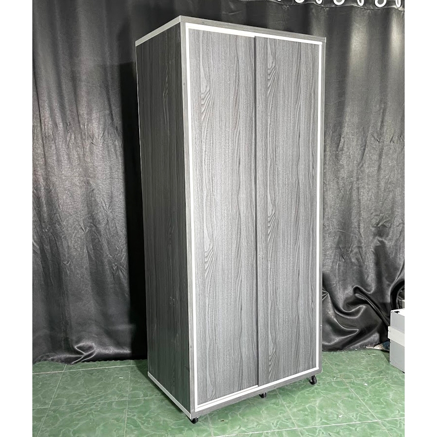 Tủ quần áo cửa lùa 2 cánh cao 1m8 ngang 82cm_Hàng chính hãng_Miễn phí vận chuyển HCM