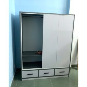 Tủ quần áo cửa lùa cao 1m8 ngang 1m6 - nhựa đài loan - hàng chính hãng - miễn phí vận chuyển HCM