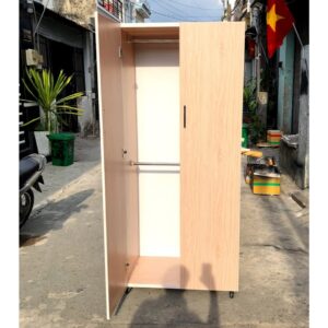 Tủ quần áo nhựa Đài Loan 2 cánh [Hàng Chinh Hãng]