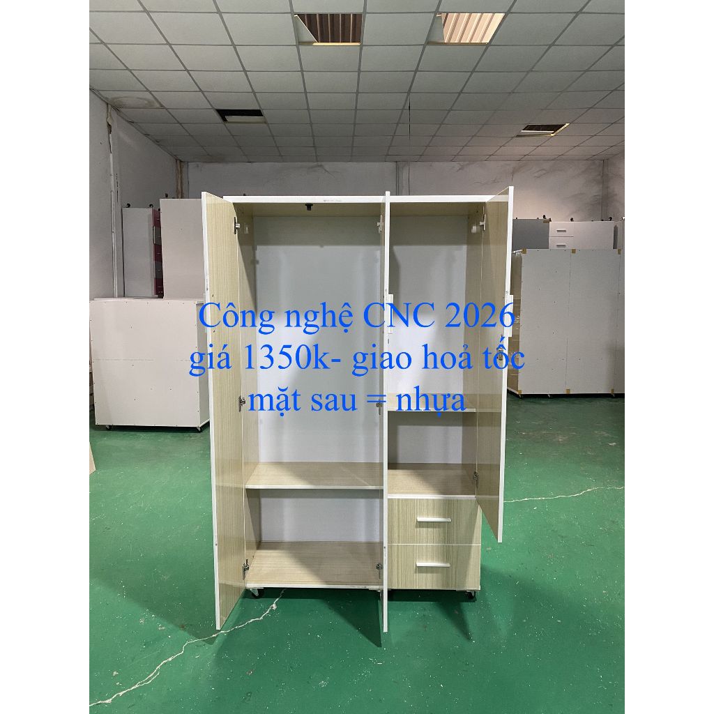 tủ 3 cánh nhựa đài loan 1m7