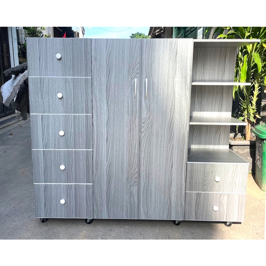tủ quần áo cho bé_tủ nhựa đài loan cao cấp_cao 1m25 ngang 1m44 ( miễn phí ship hcm )