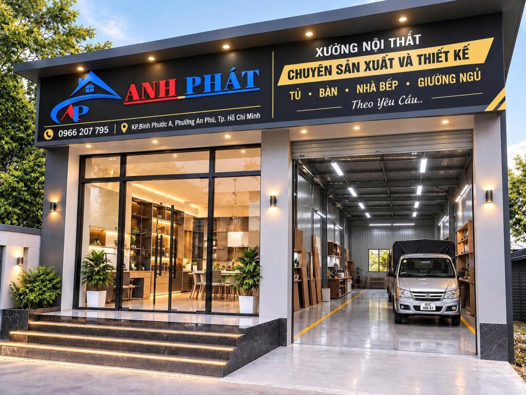 Xưởng sản xuất nội thất nhựa Anh Phát tại TPHCM