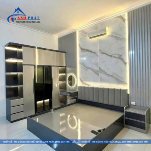 Thi công phòng ngủ tại Bình Dương - Nội thất Anh Phát